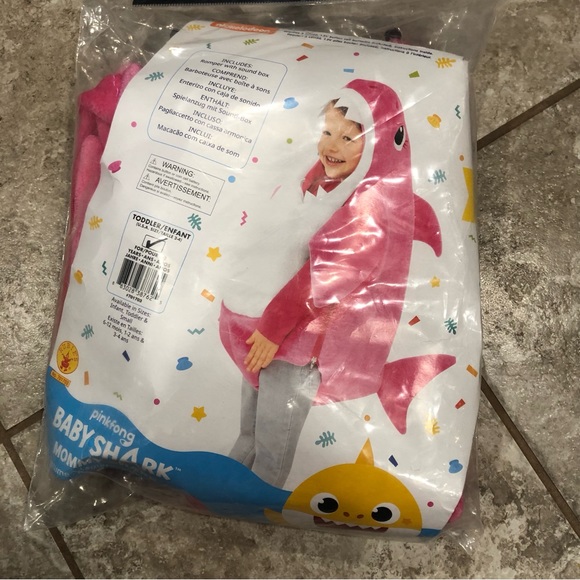 pinkfong Costumes Baby Shark Mommy Shark Costume Pink W Sound